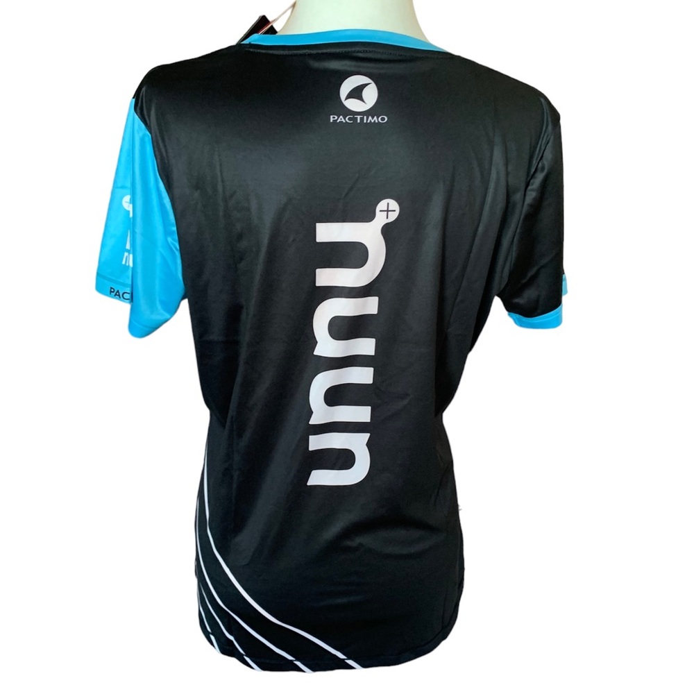 PACTIMO X NUUN Women’s SZ XL Cycle Jersey  Blue White Short Sleeve NEW